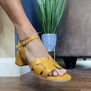 Miz Mooz Oakley Retro Mustard Heels